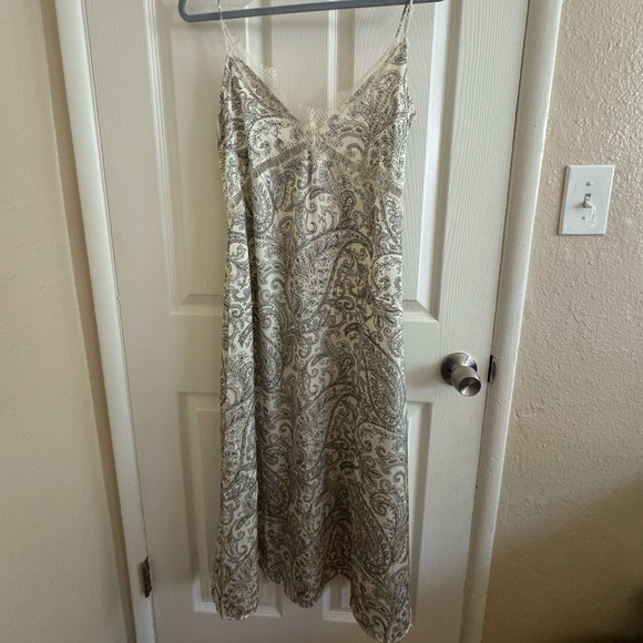 NWT: Mango Paisley Slip Dress - Picture 2 of 4